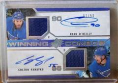 Ryan O'Reilly, Colton Parayko [Autograph] Hockey Cards 2021 SPx Winning Combos Prices