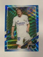 Luka Modric [Blue Wave] #75 Soccer Cards 2020 Topps Chrome UEFA Champions League Prices