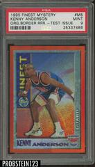 Kenny Anderson [Orange Border Refractor Test Issue] #M5 Basketball Cards 1995 Finest Mystery Prices