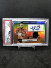 CM Punk [Autograph Relic Gold] Wrestling Cards 2010 Topps Platinum WWE Prices