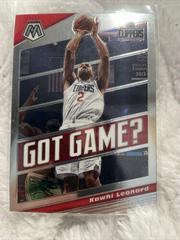 Kawhi Leonard #13 Basketball Cards 2019 Panini Mosaic Got Game Prices