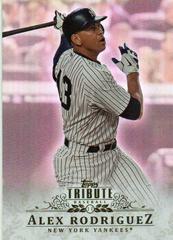 Alex Rodriguez #3 Baseball Cards 2013 Topps Tribute Prices