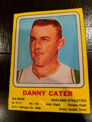 Danny Cater [Hand Cut] Baseball Cards 1969 Transogram Prices