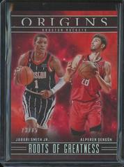 Alperen Sengun / Jabari Smith Jr. [Red] #8 Basketball Cards 2023 Panini Origins Roots of Greatness Prices