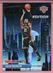 Jalen Brunson [Artist Proof] #21 Basketball Cards 2023 Panini Hoops City Edition Prices