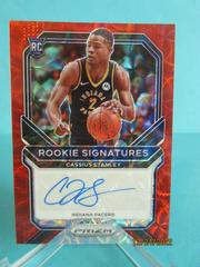 Cassius Stanley [Choice Prizm] Basketball Cards 2020 Panini Prizm Rookie Signatures Prices