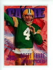 Brett Favre [Rave] #4 Football Cards 1997 Skybox Impact Prices