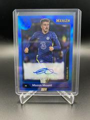 Mason Mount [Blue] #A-MM Soccer Cards 2021 Topps Merlin Chrome UEFA Autographs Prices