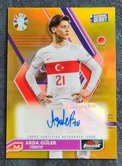 Arda Guler [Gold Refractor] #BCA-AG Soccer Cards 2023 Topps Finest Road to UEFA EURO Autograph Prices