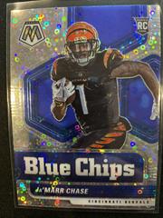 Ja'Marr Chase [Mosaic] #7 Football Cards 2021 Panini Mosaic Blue Chips Prices