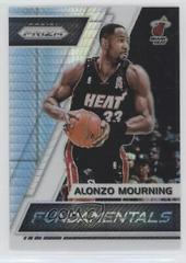 Alonzo Mourning Gold Prizm #9 Basketball Cards 2017 Panini Prizm Fundamentals Prices