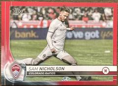 Sam Nicholson [Red] Soccer Cards 2020 Topps MLS Prices
