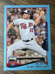 Glen Perkins [Blue Walmart Border] #US282 Baseball Cards 2014 Topps Update Prices