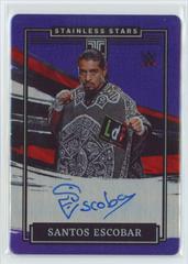 Santos Escobar [Purple] #SS-SES Wrestling Cards 2022 Panini Impeccable WWE Stainless Stars Autographs Prices