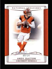 Andy Dalton [Red Jersey Number] Football Cards 2018 National Treasures Prices