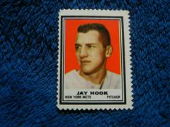 Jay Hook Baseball Cards 1962 Topps Stamps Prices