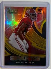Will Anderson Jr. [Gold] #SPR-WA Football Cards 2023 Panini Select Draft Picks Sparks Prices