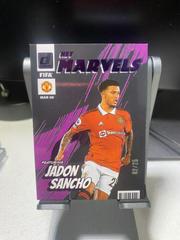 Jadon Sancho [Purple] Soccer Cards 2022 Panini Donruss Net Marvels Prices