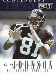 Charles Johnson #110 Football Cards 1995 Playoff Contenders Prices