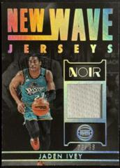 Jaden Ivey #NWJ-JIV Basketball Cards 2022 Panini Noir New Wave Jerseys Prices