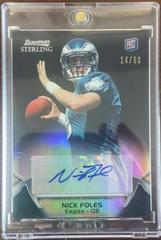 Nick Foles [Autograph Black Refractor] Football Cards 2012 Bowman Sterling Prices