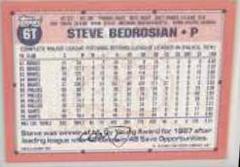Steve Bedrosian Baseball Cards 1991 Topps Traded Tiffany Prices