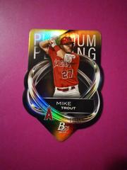 Mike Trout [Gold] Baseball Cards 2023 Bowman Platinum Prices