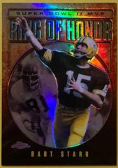 Bart Starr [Refractor] #BS2 Football Cards 2002 Topps Chrome Ring of Honor Prices