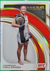 Carla Esparza [Gold] #3 Ufc Cards 2022 Panini Immaculate UFC Prices