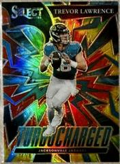Trevor Lawrence [Tie Dye] #TUR-1 Football Cards 2021 Panini Select Turbocharged Prices