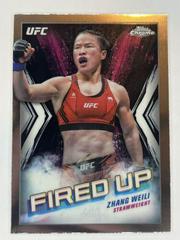 Zhang Weili #FDP-5 Ufc Cards 2024 Topps Chrome UFC Fired Up Prices