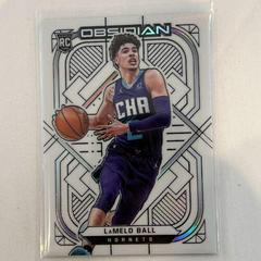 LaMelo Ball [Blue Finite] Basketball Cards 2020 Panini Obsidian Prices