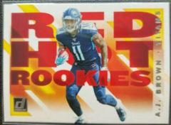 A.J. Brown Football Cards 2019 Donruss Red Hot Rookies Prices