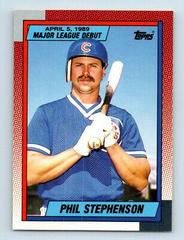 Phil Stephenson #123 Baseball Cards 1990 Topps Major League Debut Prices