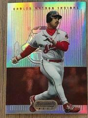 Carlos Baerga [Red Refractor] Baseball Cards 1995 Bowman's Best Prices