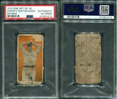 Christy Mathewson [Orange] Baseball Cards 1910 E98 Set of 30 Prices