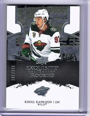 Kirill Kaprizov Hockey Cards 2021 Upper Deck Ice 2020 Exquisite Collection Rookies Prices