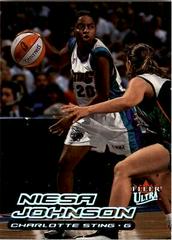 Niesa Johnson #93 Basketball Cards 2000 Ultra WNBA Prices