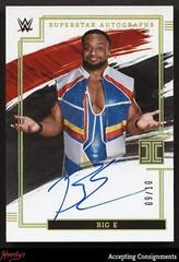 Big E [Holo Gold] Wrestling Cards 2022 Panini Impeccable WWE Superstar Autographs Prices