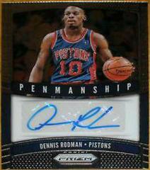 Dennis Rodman #PM-DRM Basketball Cards 2019 Panini Prizm Penmanship Prices