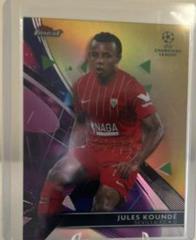Jules Kounde [Gold] #81 Soccer Cards 2021 Topps Finest UEFA Champions League Prices