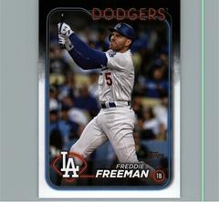 Freddie Freeman Baseball Cards 2024 Topps Oversized Prices