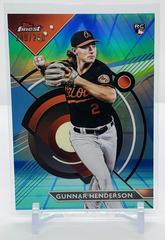 Gunnar Henderson [Blue Aqua Vapor] Baseball Cards 2023 Topps Finest Prices