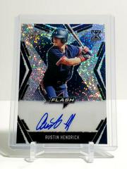 Austin Hendrick [Blue] Baseball Cards 2020 Leaf Flash Autographs Prices