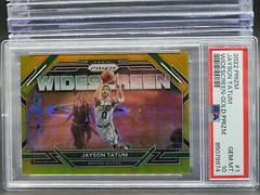 Jayson Tatum [Gold] #1 Basketball Cards 2022 Panini Prizm Widescreen Prices