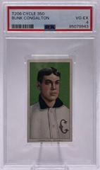 Bunk Congalton Baseball Cards 1909 T206 Cycle 350 Prices