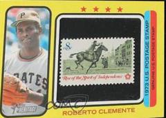 Roberto Clemente #73PS-RC Baseball Cards 2022 Topps Heritage 1973 U.S. Postage Stamp Relics Prices
