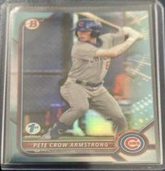 Pete Crow Armstrong [Sky Blue Foil] #BPPF-102 Baseball Cards 2022 Bowman 1st Edition Prices