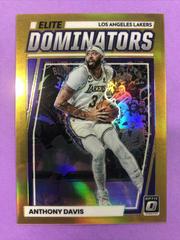 Anthony Davis [Gold] #6 Basketball Cards 2022 Panini Donruss Optic Elite Dominators Prices