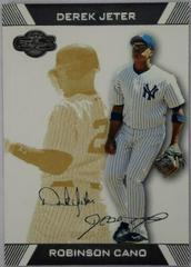 Derek Jeter, Robinson Cano [Gold] #55 Baseball Cards 2007 Topps CO Signers Prices
